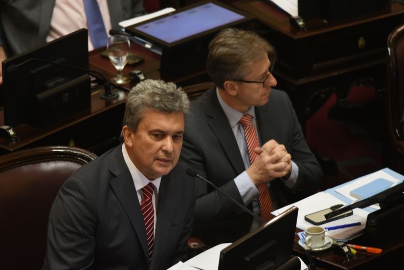Víctor Zimmermann y Eduardo Vischi, senadores de la UCR