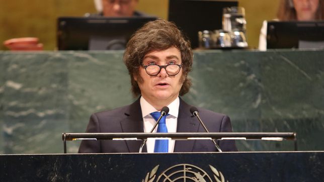 Javier Milei en la ONU.