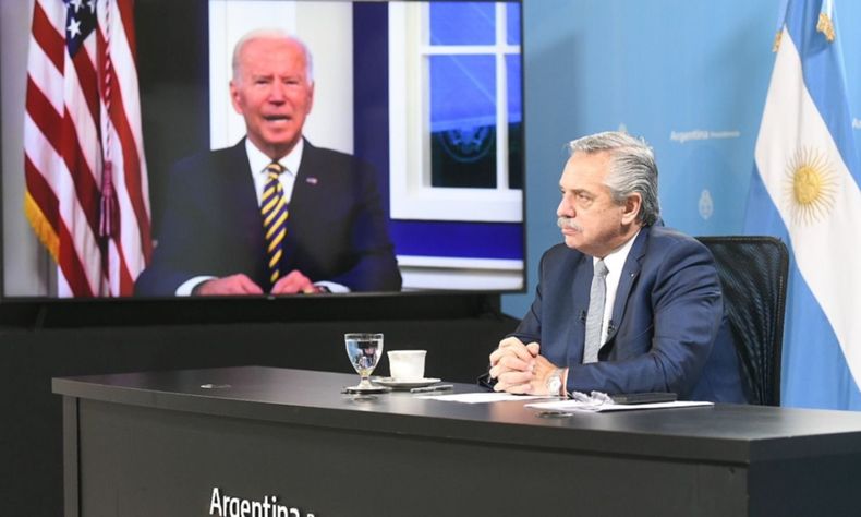 Alberto Fernández y Joe Biden Alberto Fernandez Joe Biden