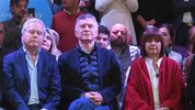 Federico Pinedo, junto a Mauricio Macri y Patricia Bullrich.