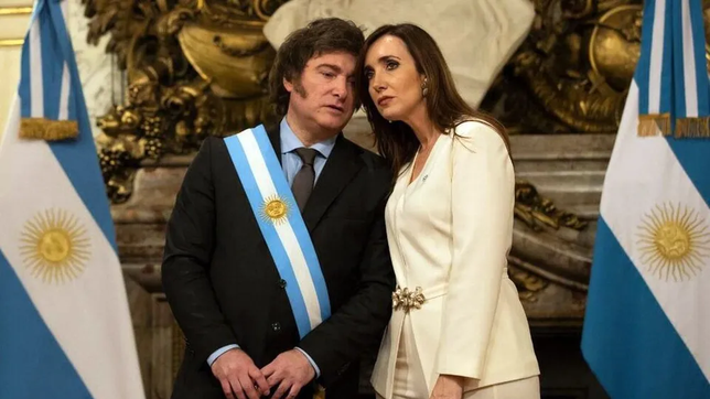 Javier Milei y Victoria Villarruel.