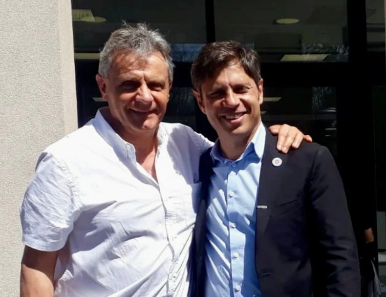 Gustavo Pulti y Axel Kicillof.