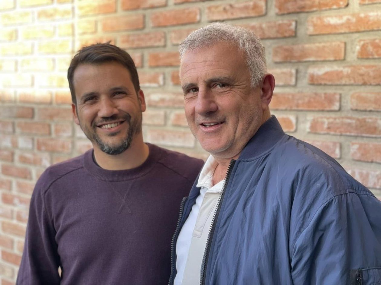 Marcos Torres y su compañero de fórmula, Jorge De Nápoli.&nbsp;