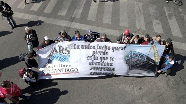 astillero: vidal volvio a apuntar contra ate, que podria profundizar las medidas