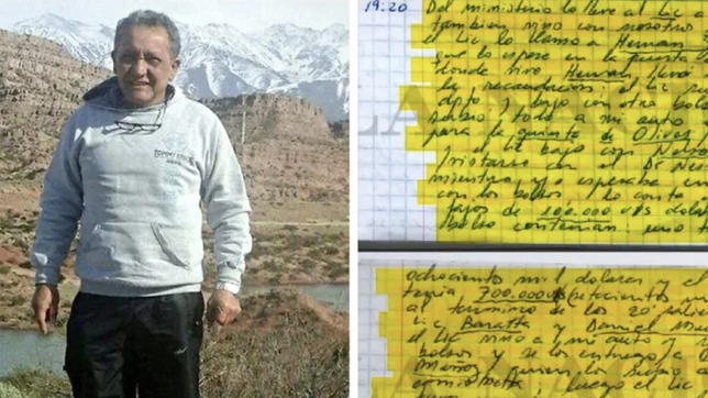 Oscar Centeno y un fragmento de los cuadernos k.&nbsp;