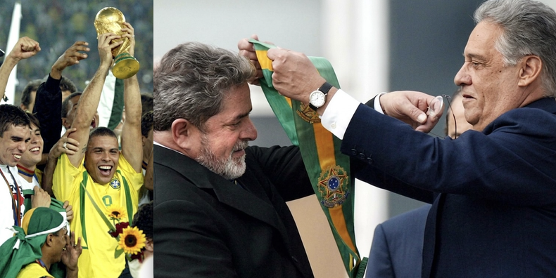 En 2002, todo Brasil festejó la Copa del Mundo de fútbol, pero sólo la mayoría de izquierda disfrutó con el triunfo de Luiz Inácio Lula da Silva. En 2002, todo Brasil festejó la Copa del Mundo de fútbol, pero sólo la mayoría de izquierda disfrutó con el triunfo de Luiz Inácio Lula da Silva.