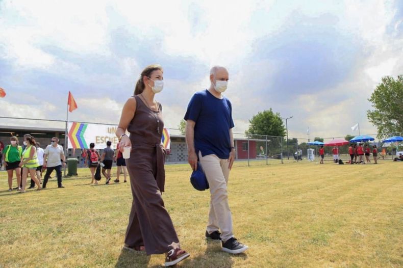 Larreta y Acuña se reúnen por el inicio de clases Rodríguez Larreta María Soledad Acuña
