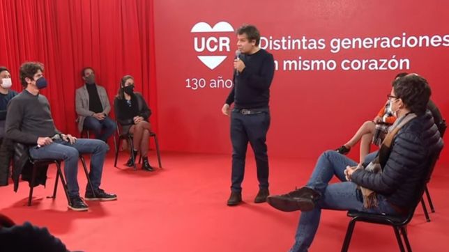 lousteau y manes afinan sintonia y festejaron juntos los 130 anos de la ucr