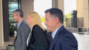 Martín Menem, Karina Milei y Gabriel Bornoroni.