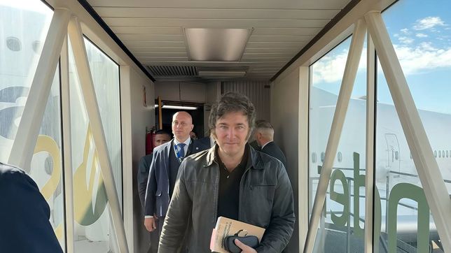 El presidente, Javier Milei. Tras su retorno de Davos, se dedicará a negociar la Ley Ómnibus con la oposición.&nbsp;