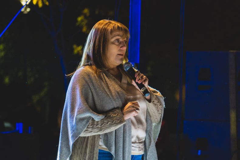 Adriana García es intendenta de Winifreda, en el norte de La Pampa: tiene buena llegada al sector agropecuario de la zona, que es la piedra en el zapato del peronismo provincial.