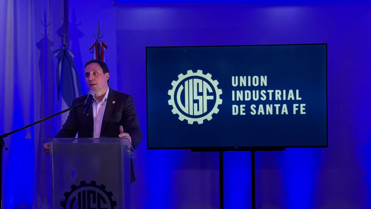 El presidente de la Unión Industrial de Santa Fe, Cristian Fiereder.