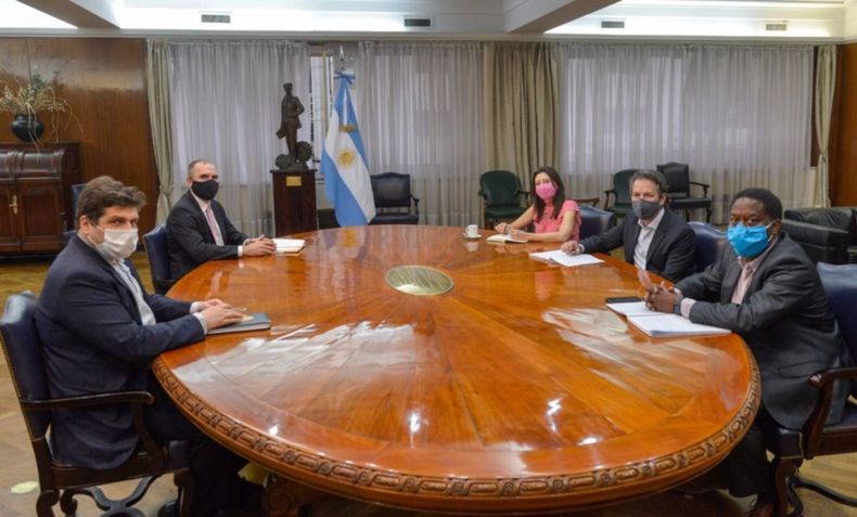 Guzmán y el FMI Martín Guzmán
