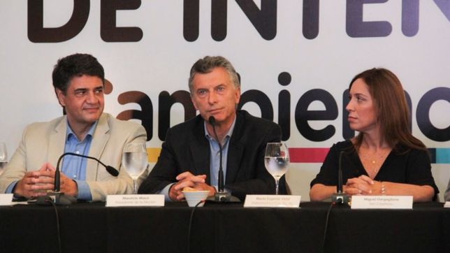 vidal y sus intendentes celebraron la formula macri-pichetto