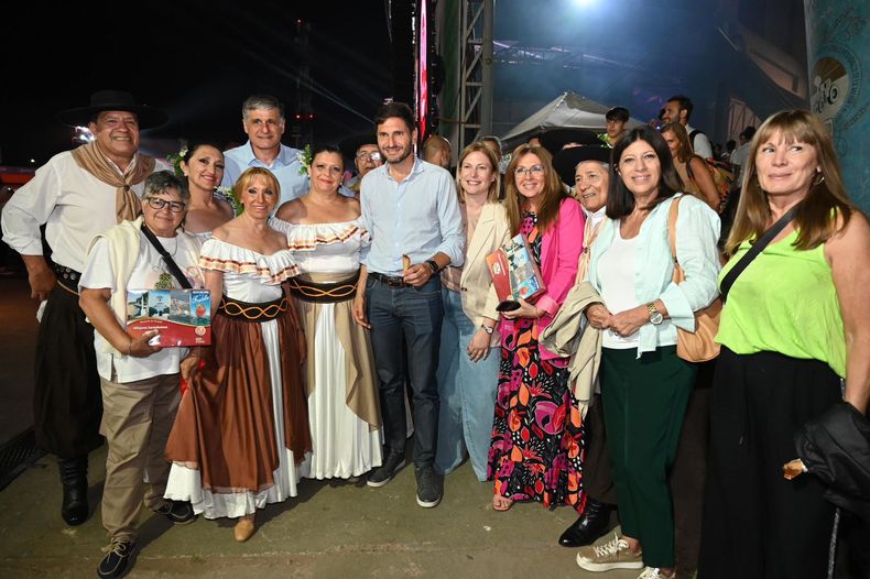 Maximiliano Pullaro en la edición 2024 del Festival de Cosquín
