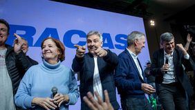 Martín Llaryora, Alejandra Vigo, Juan Schiaretti, Daniel Passerini