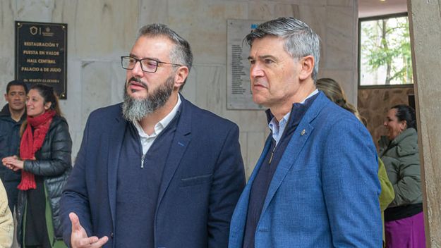 Raúl La Cava y Daniel Passerini, intendente de Córdoba