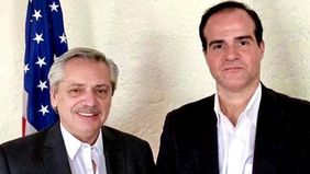 Fernández se reunió con un asesor de Trump y prometió pagar la deuda