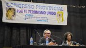 Ricardo Olivera y Norma López, presidente y vice del PJ santafesino.