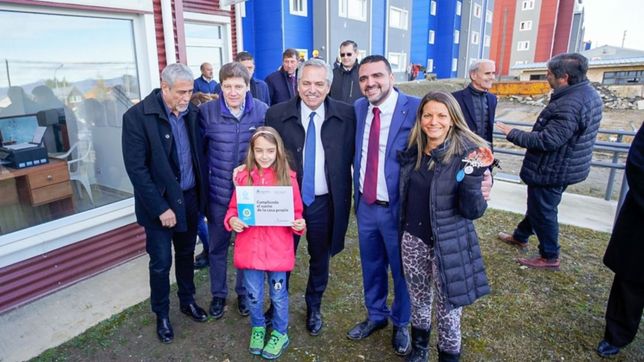 el presidente pego primero: en ushuaia, hablo de las voces del desanimo