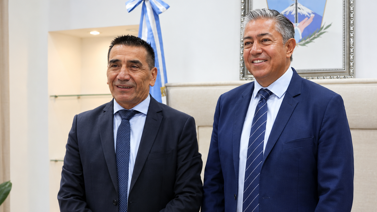 Rioseco enfrentó a Rolando Figueroa en el 2023, como candidato a gobernador de Neuquén, y quedó tercero.