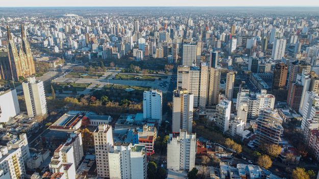 La Plata, eje de la región capital de la provincia de Buenos Aires.