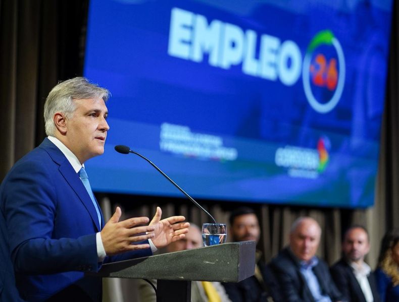 Martín Llaryora anunció un programa de empleo para mayores de 26 años en Córdoba