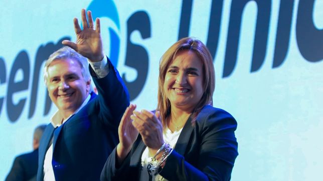 Myrian Prunotto y Martín Llaryora. Myrian Prunotto y Martín Llaryora.