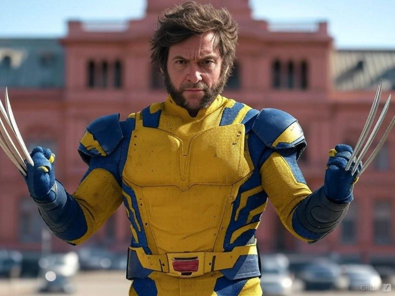 Javier Milei como Wolverine (Imagen creada por IA)&nbsp;