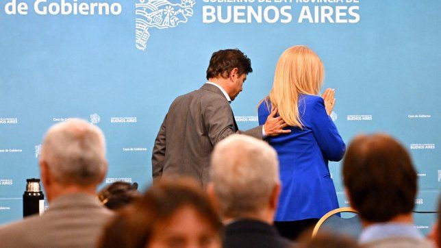 Axel Kicillof y Verónica Magario.