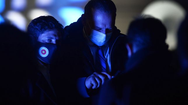 Axel Kicillof y Sergio Berni.