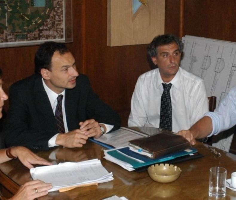 Pablo Bruera y Jorge Campanaro cuando eran los hombres fuertes de la capital bonaerense - Foto: Archivo