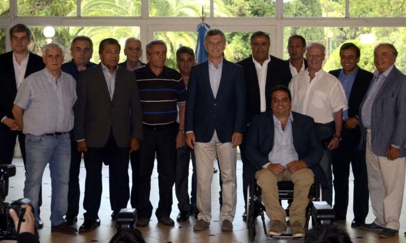 Macri CGT Moyano Hoffa