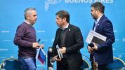 Andrés Larroque, Axel Kicillof, Carlos Bianco