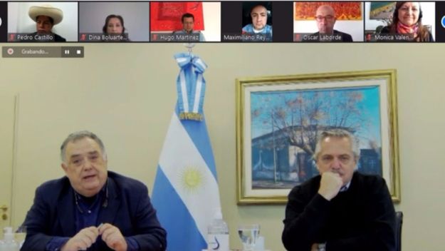 Fernández dialogó con Castillo y llamó a preservar la unidad en la región