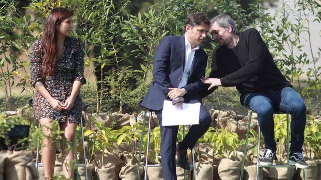 con insaurralde y kicillof, el subcomandante maximo alambra buenos aires