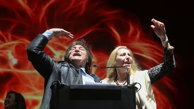 Javier Milei en campaña (Foto: NA)