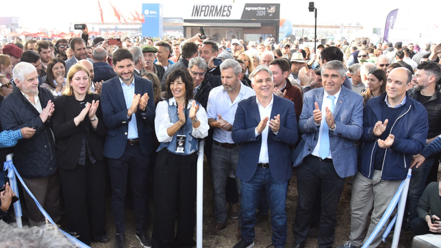 Los tres gobernadores de la Región Centro en la apertura oficial de Agroactiva.