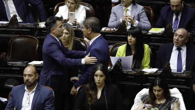 El bloque de Javier Milei en Diputados. 