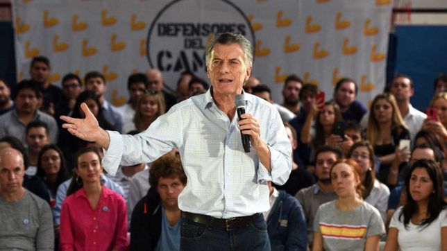 sin timbreo pero con defensores, macri saludo el nuevo esquema de militancia pro