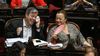 El presidente del bloque de UP, Germán Martínez, con la vicepresidenta de la Cámara, la massista Cecilia Moreau. (NA) El presidente del bloque de UP, Germán Martínez, con la vicepresidenta de la Cámara, la massista Cecilia Moreau. (NA)