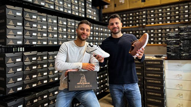 Los fundadores de la marca de zapatos Libertarios