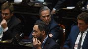 El legislador por la Coalición Cívica (CC) Maximiliano Ferraro y Miguel Pichetto (Encuentro Federal), figuras decisivas de la oposición para resolver el caso Libra.&nbsp;