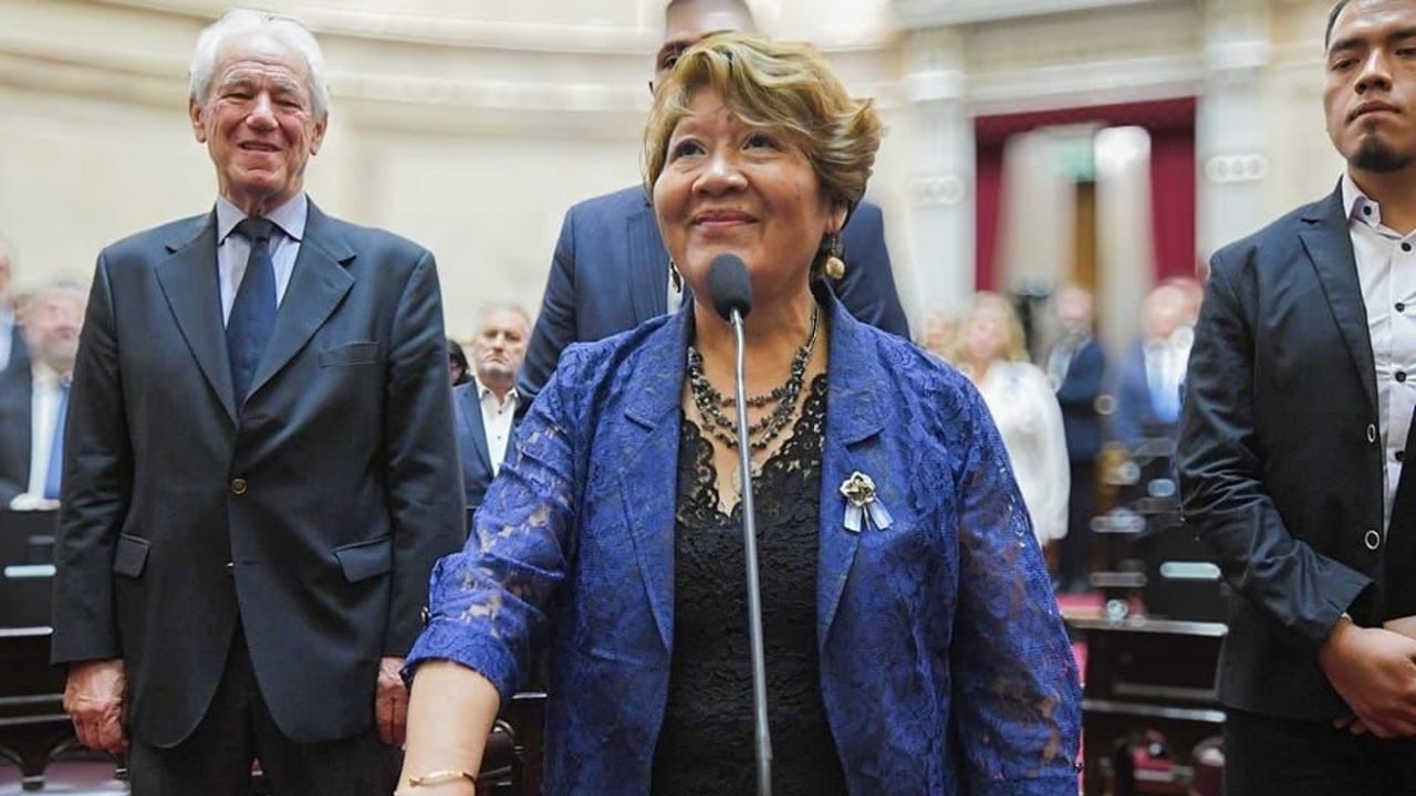 Vilma Bedia, representante del evangelismo y senadora de la LLA