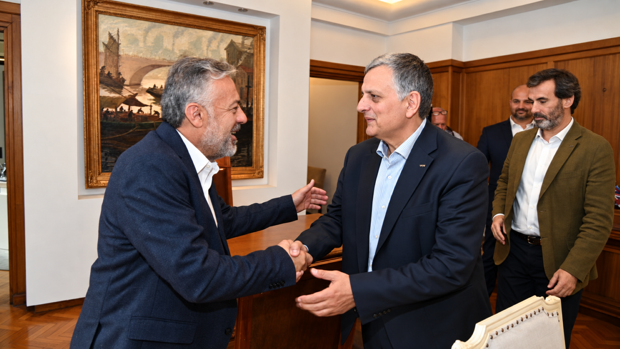Alfredo Cornejo y Horacio Marín, juntos por la Vaca Muerta mendocina