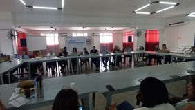 Imagen de la última reunión del Consejo Ejecutivo del peronismo de Santa Fe.