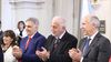 Luis Angulo junto a Martín Llaryora y Ricardo Lorenzetti en el centenario del Tribunal Superior de Justicia de Córdoba