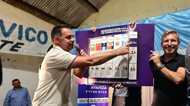 Mauricio Davico se metió de lleno en la campaña de La Libertad Avanza en Entre Ríos.