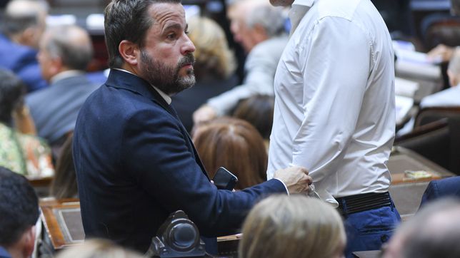 Los representantes del bloque Evolución Radical fue parte del puñado de legisladores opositores que abandonaron el recinto en rechazo al discurso del presidente Alberto Fernández.  