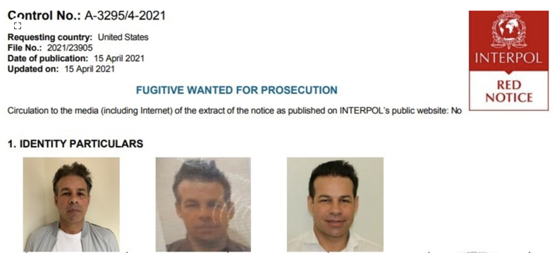 La ficha de Interpol de Fred Machado, el mecenas de José Luis Espert.